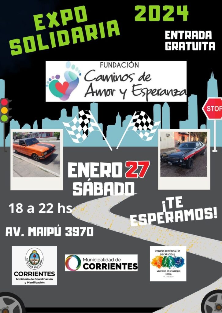Realizan una exposición de autos antiguos con fines solidarios