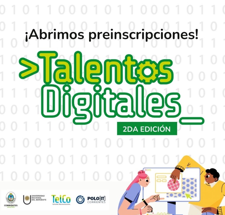 Se abrió la convocatoria para la pre inscripción de “Talentos Digitales” 2024