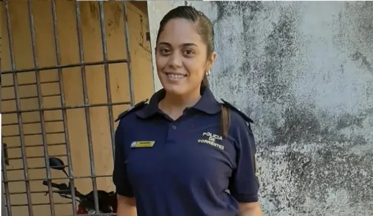 La policía baleada presentó una mejoría en su estado de salud