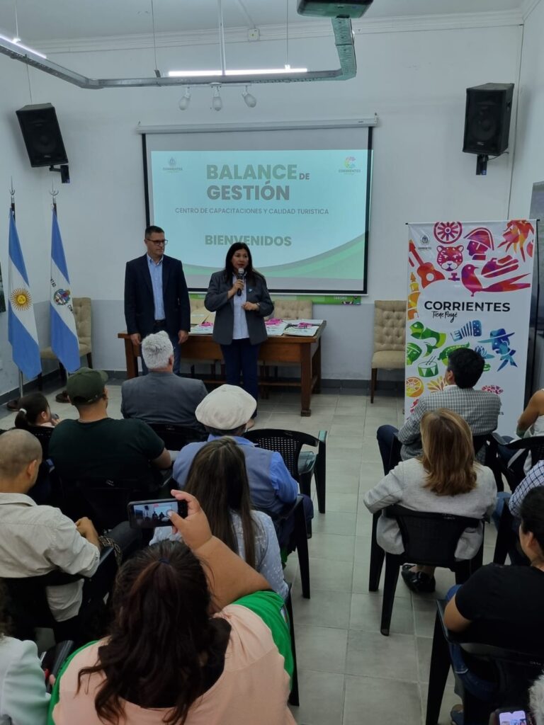 Gran cierre de gestión 2024 del Centro de Capacitación y Calidad del Ministerio de Turismo de Corrientes