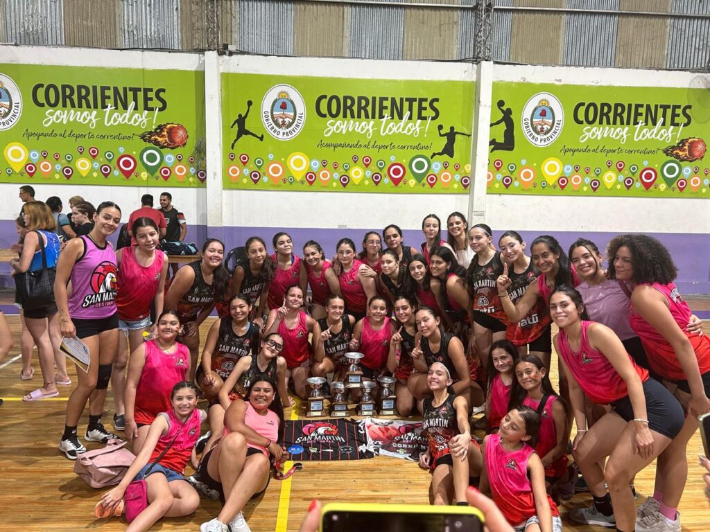 Exitoso cierre de año para el cestoball del Club San Martín 