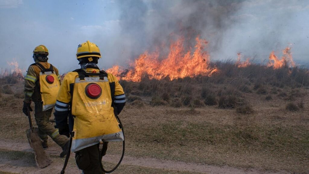 La Provincia realizó cobertura sanitaria ante incendios