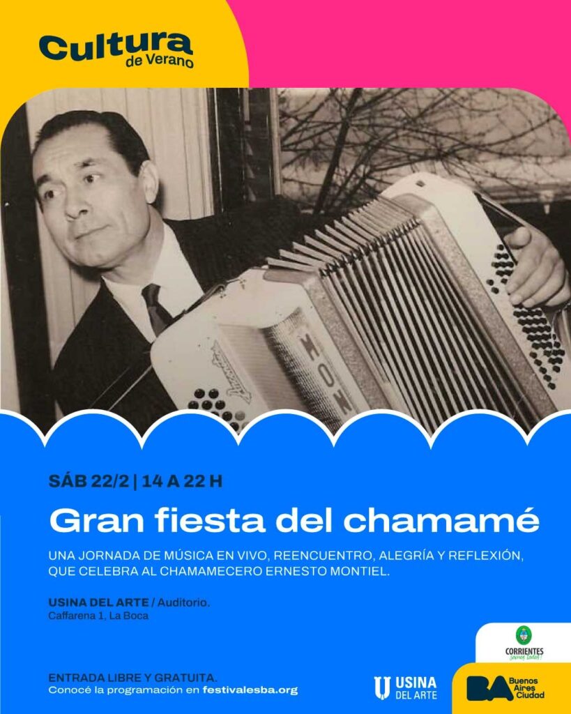 Se viene la “Gran Fiesta del Chamamé” en la Usina del Arte de Buenos Aires