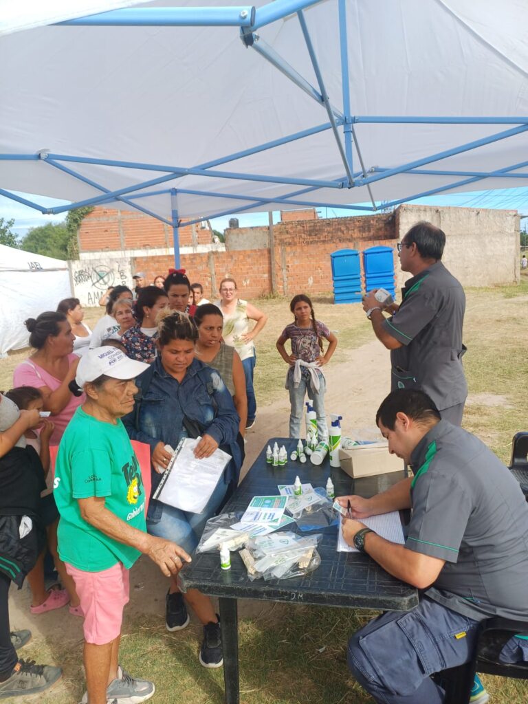 Se realizó una charla de prevención contra el Dengue en el barrio Pirayuí
