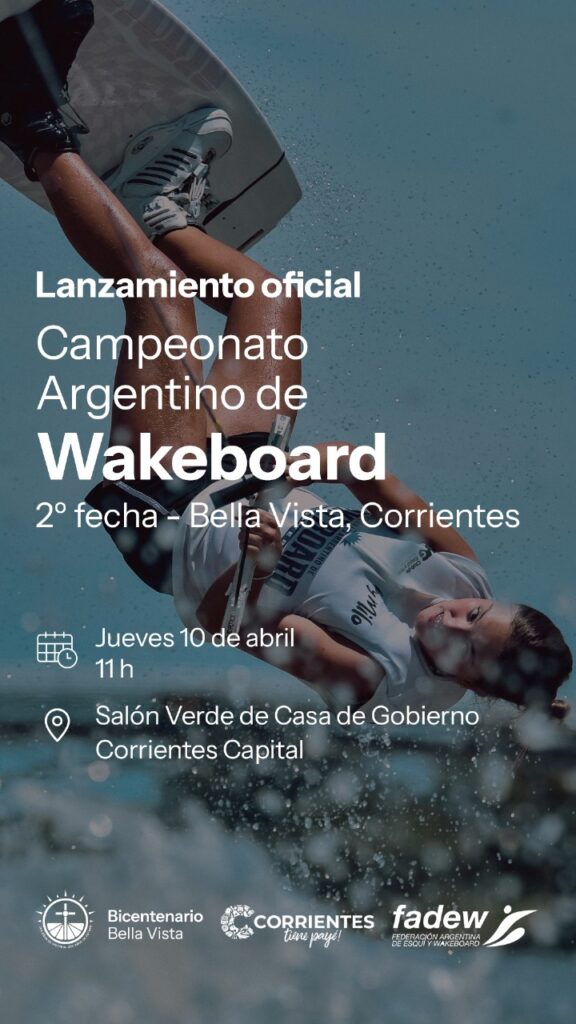 Lanzamiento oficial del Campeonato Argentino de Wakeboard en Casa de Gobierno