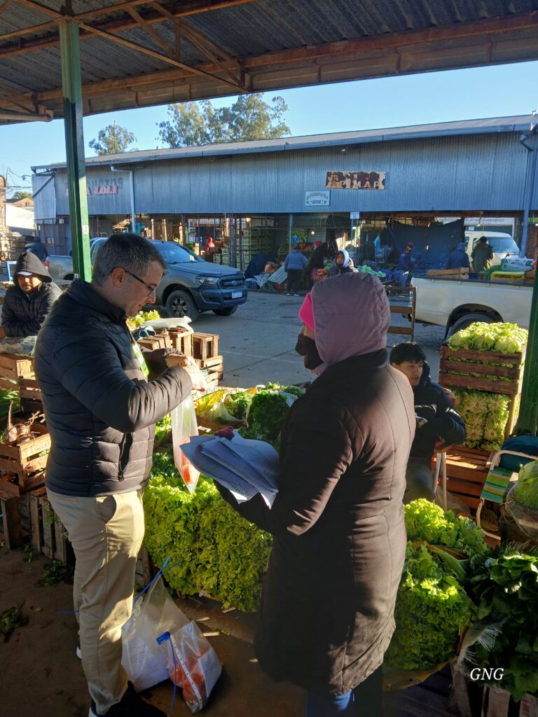 Control de residuos de fitosanitario en el Mercado de Concentración de Corrientes