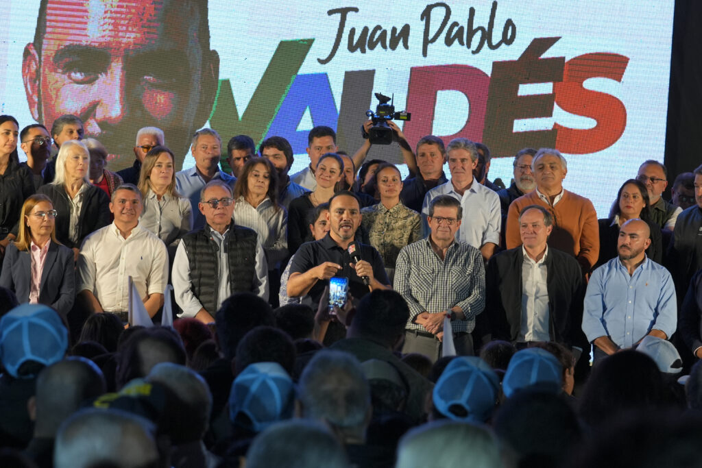 Juan Pablo Valdés encabezó actos de Vamos Corrientes en Itatí y San Cosme