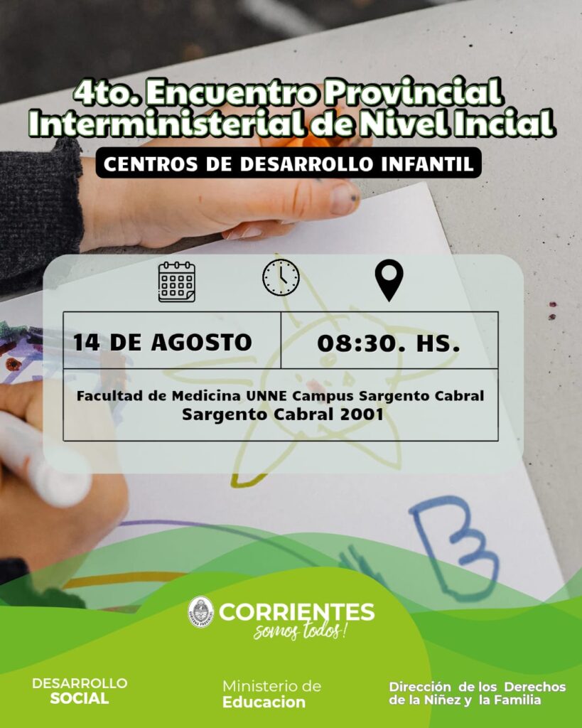Se realizará el 4° Encuentro Interministerial de Nivel Inicial