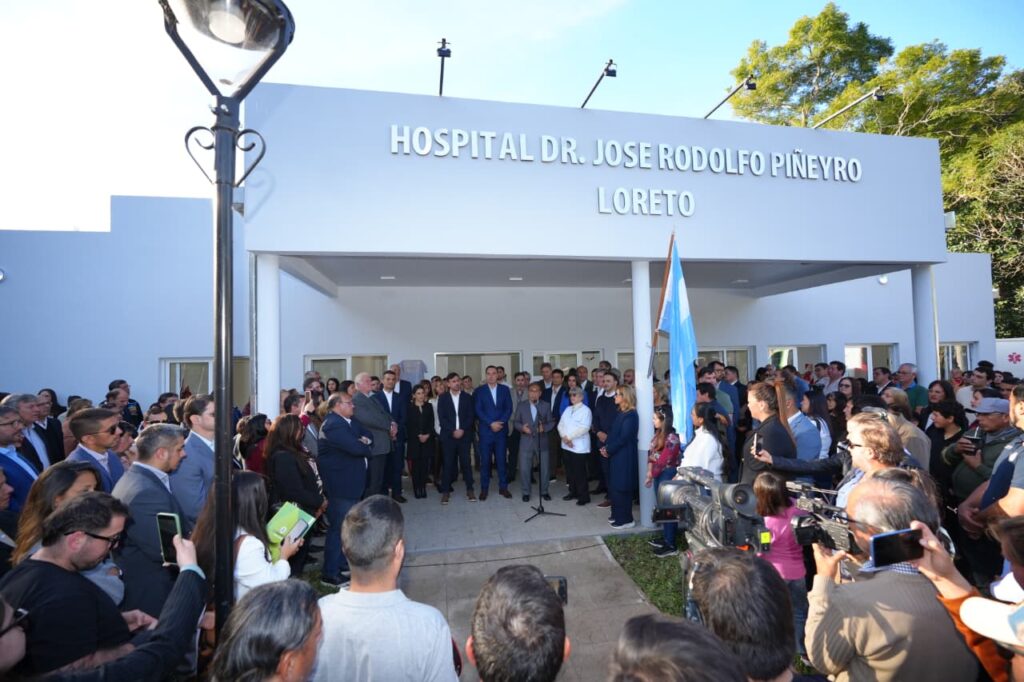El Gobernador inauguró el nuevo Hospital de Loreto, fortaleciendo la red primaria de salud pública