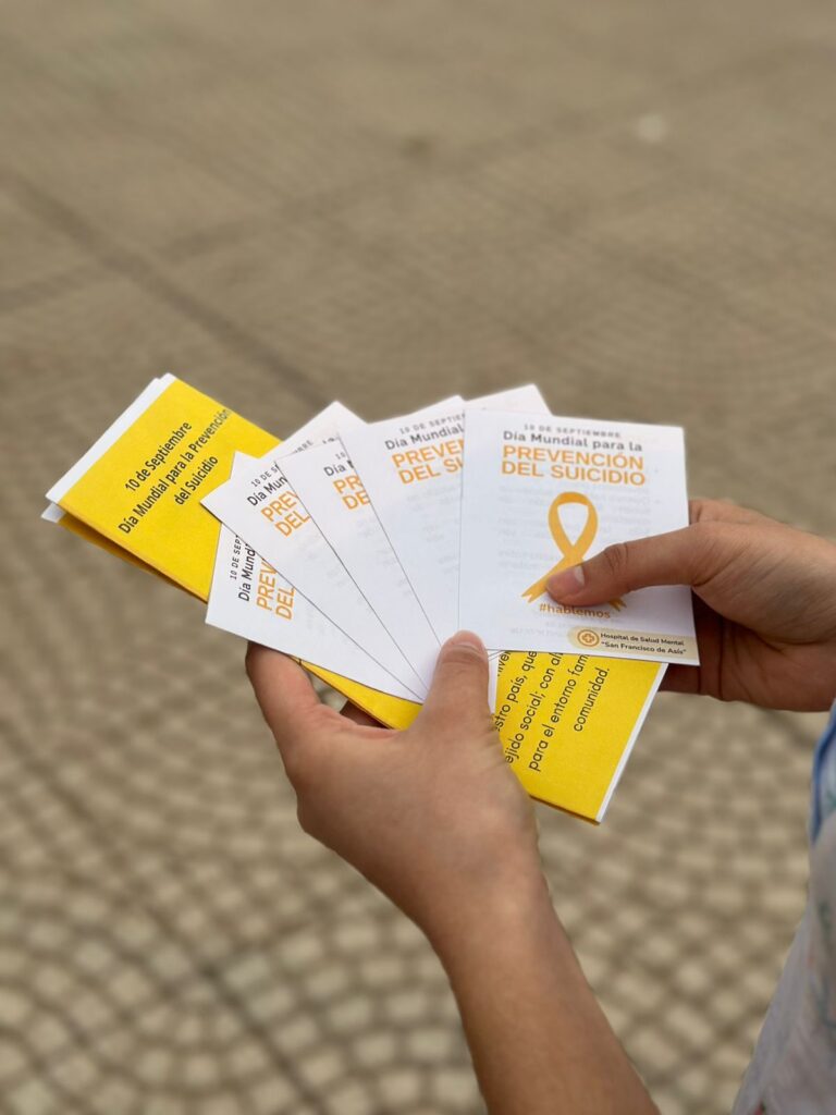Salud insta a formar redes de contención, escucha y acompañamiento