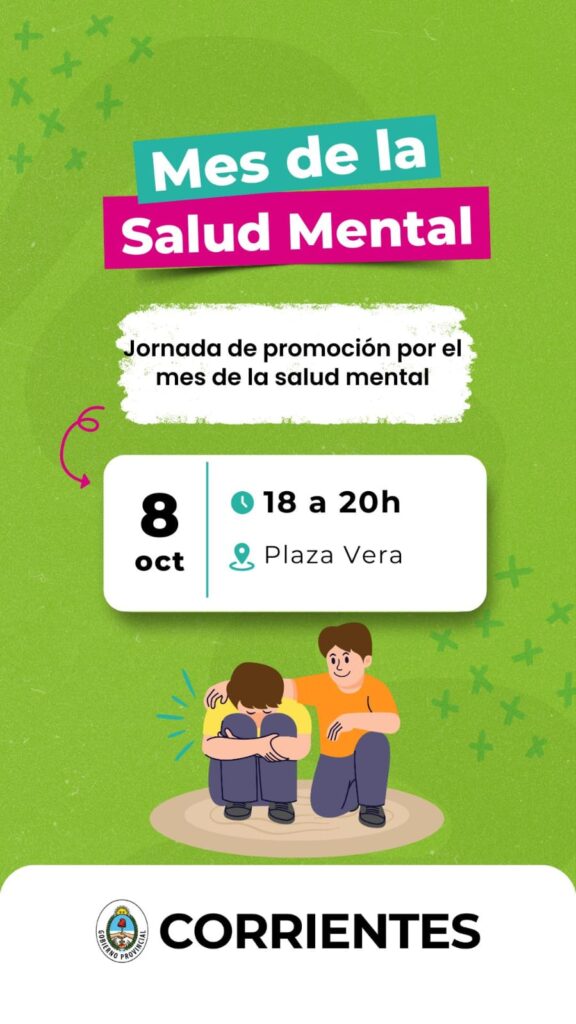 Jornada de promoción por el mes de la Salud Mental en la Plaza Vera