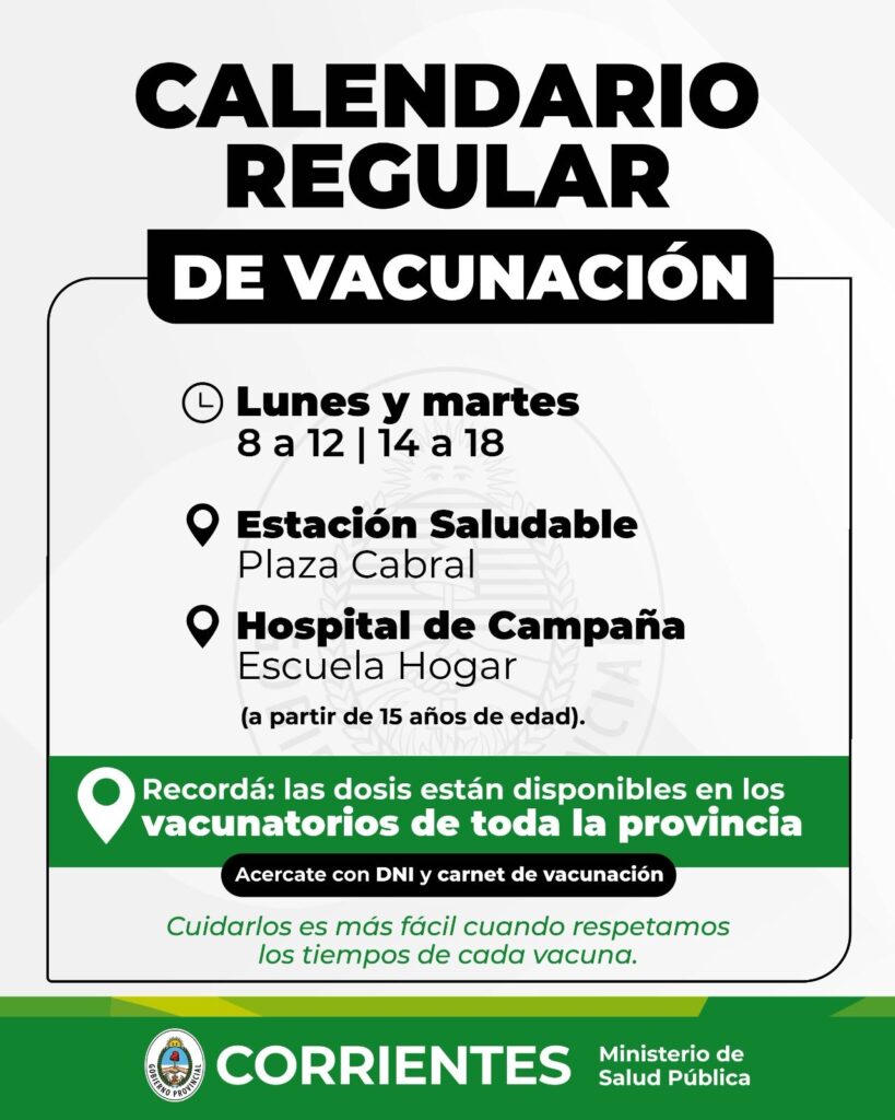 Salud Pública recuerda que las vacunas son la principal herramienta de prevención