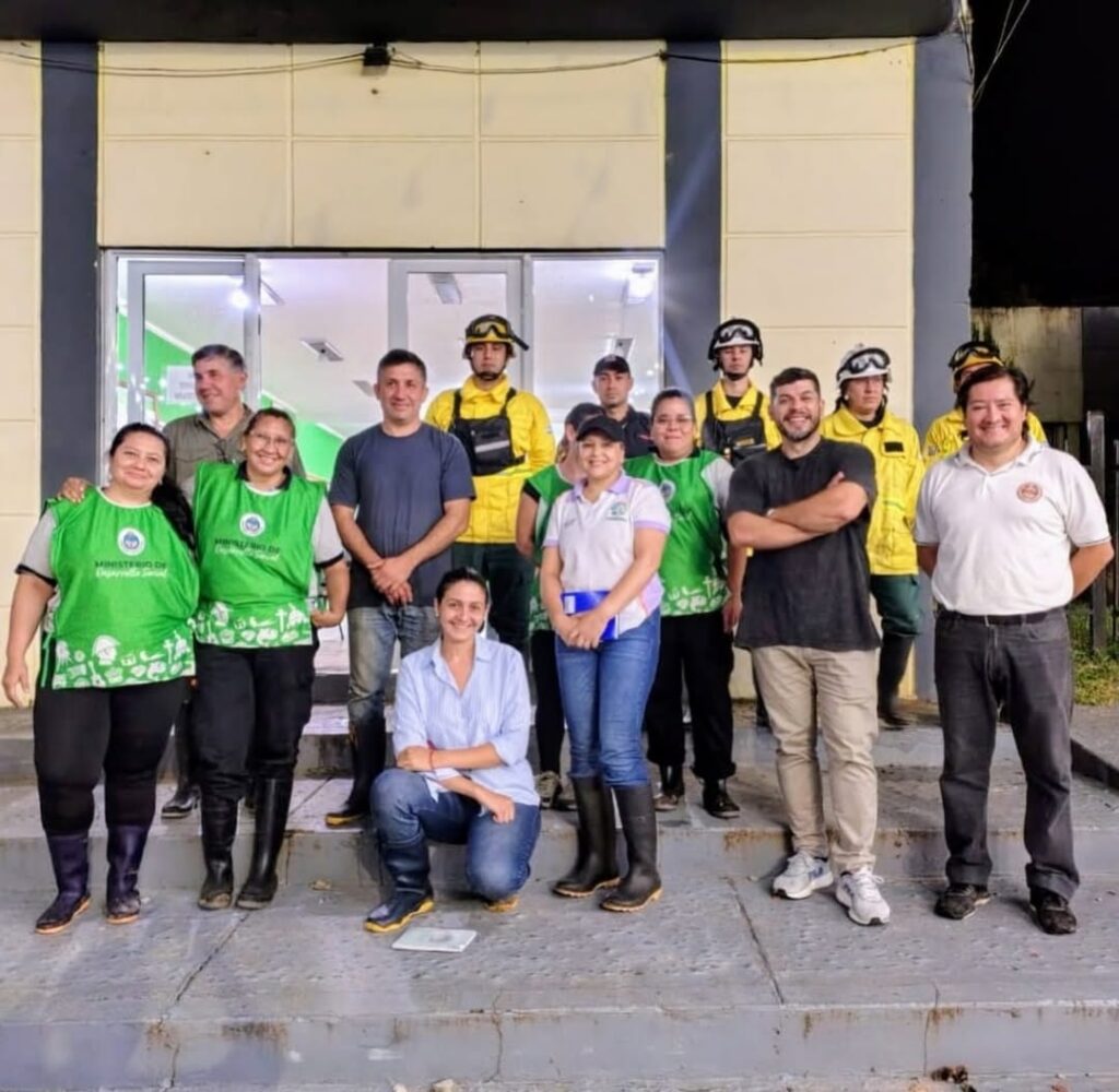 Desarrollo Social realizó relevamiento y asistencia tras el temporal en Mburucuyá