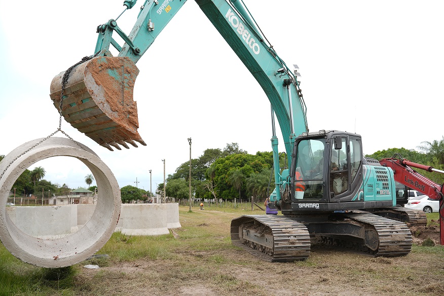 Avanza una obra pluvial estratégica en el barrioSan Ignacio para prevenir anegamientos