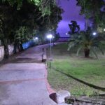 El Municipio avanza con mejoras en iluminacióny veredas en sectores estratégicos del parque Mitre