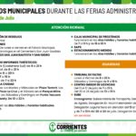 Así serán los servicios municipalesdurante la feria administrativa de invierno.