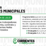 Desde este martes 14 se paga elplus extraordinario a municipales.