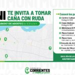 Corrientes recibe agosto con la tradicional caña con ruda en espacios culturales y plazas.