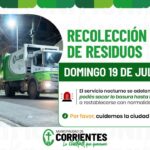 La Municipalidad adelanta la recolección de residuos y cooperará en el operativo vial por los festejos.