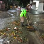 Tras el fuerte temporal, la Municipalidad normalizó la ciudad con un amplio operativo de respuesta.
