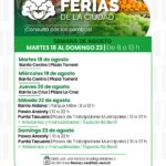 Las Ferias de la Ciudad llegan con productos frescos, artesanías y propuestas gastronómicas.