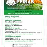 Las Ferias de la Ciudad vuelven con productos frescos y ofertas en distintos espacios públicos.