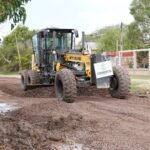 La Municipalidad ejecuta mejoras integrales en el corredor alternativo de la avenida Maipú.