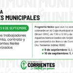 Este miércoles 9 de septiembre comienza el pago del plus ordinario municipal.