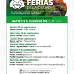 Las Ferias de la Ciudad inician un nuevo recorrido semanal.