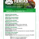 Las Ferias de la Ciudad inician un nuevo recorrido semanal con frutas y verduras de estación.