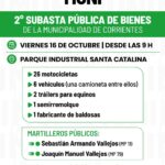 Cuenta regresiva para la segunda subasta: este miércoles y jueves se podrán ver los vehículos.